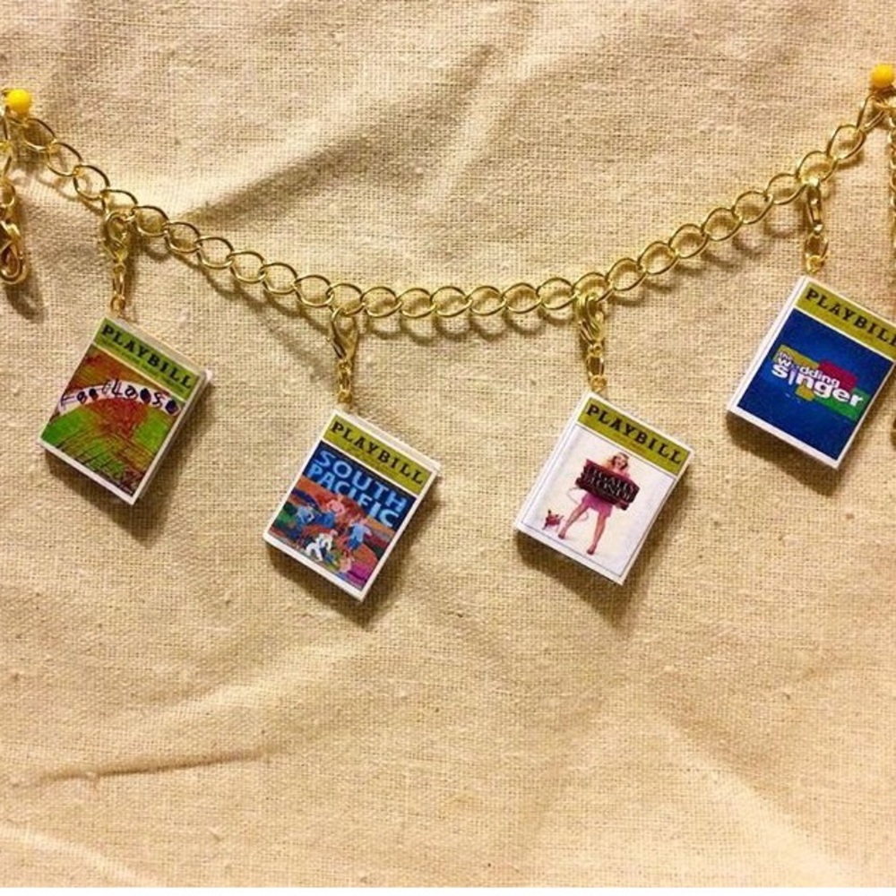 Book, Movie, Playbill charm bracelet - Picture 3 of 8